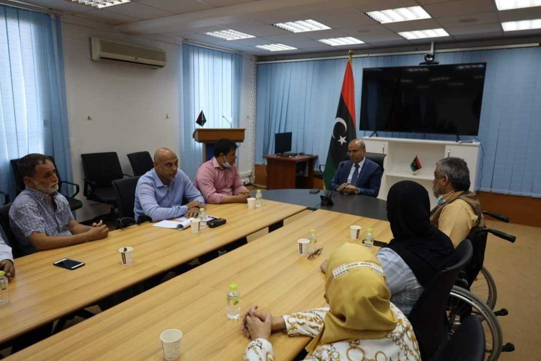 اللافي يلتقي حراك متحدي الإعاقة