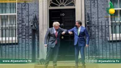 رئيس حكومة الوحدة ورئيس الوزراء البريطاني