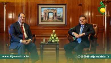 الدبيبة يلتقي رئيس المخابرات المصرية