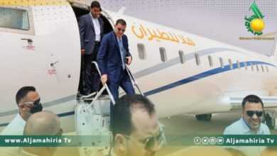 الدبيبة يصل مصراتة