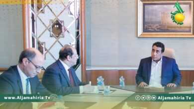 المنفي يلتقي رئيس المخابرات المصرية