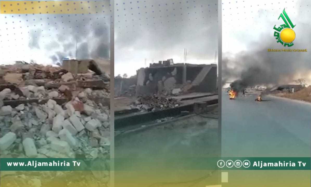 هدم منازل ودمار واسع منطقة بوهادي