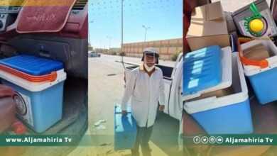 صور نقل لقاحات كورونا في ليبيا