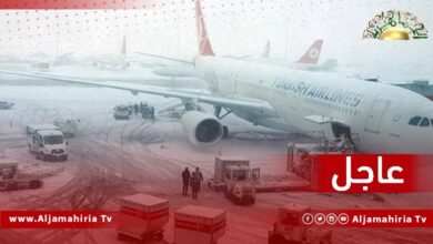 الأفريقية والأجنحة والبراق تلغي رحلاتها إلى اسطنبول بسبب عاصفة ثلجية قوية تضرب المدينة