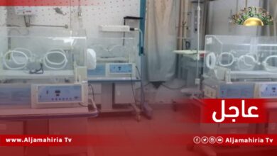 أنباء عن وفاة 9 أطفال حديثي الولادة داخل قسم حضانات مستشفى الجلاء بطرابلس نتيجة انقطاع الكهرباء