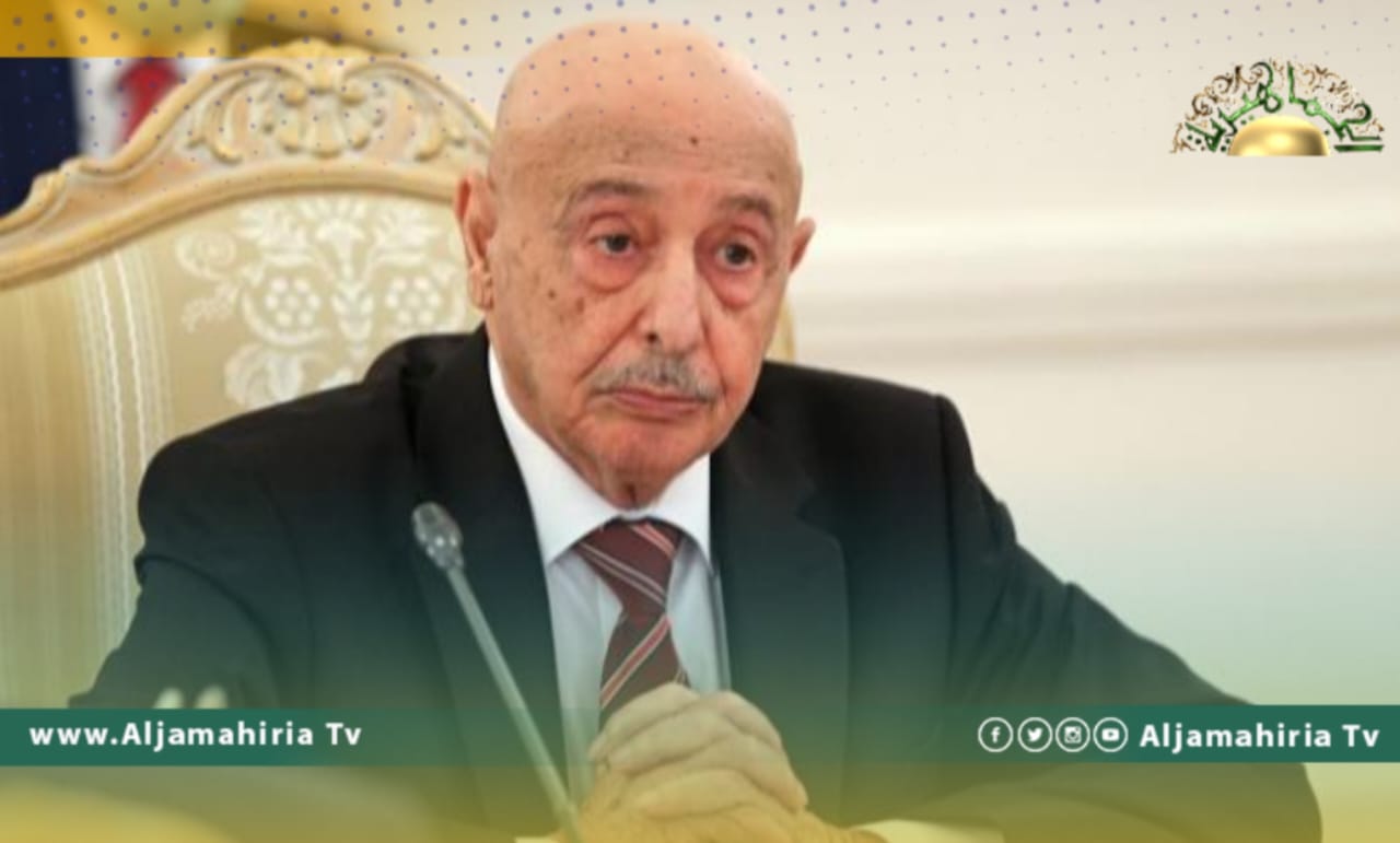 عقيلة صالح يؤكد معارضته لقرارات حكومة الوحدة المؤقتة بتسمية سفراء