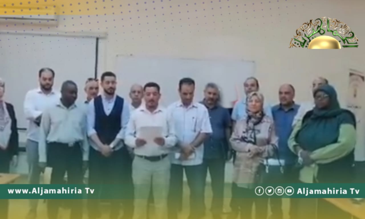 مجلس نقابات جامعة طرابلس يقرر إيقاف الدراسة ابتداءًا من الأحدِ القادم (فيديو)