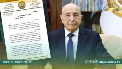 عقيلة صالح يطالب البرلمان العربي بدعم ومساندة الحكومة المرتقبة برئاسة فتحي باشاغا