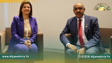 المنقوش تناقش مع نظيرها السوداني الاستعدادات الجارية للمشاركة في القمة العربية بالجزائر