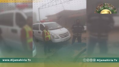 جهاز الإسعاف والطوارئ يرفع درجة الاستعداد بعد توقعات بوصول السيول إلى طرابلس