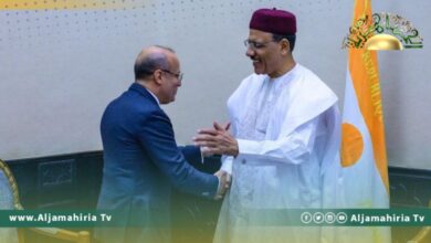 اللافي يبحث مع رئيس النيجر سبل تعزيز التعاون وإعادة إحياء تجمع الساحل والصحراء