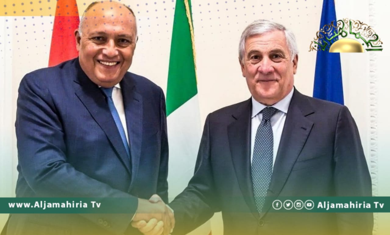 وزير خارجية إيطاليا يبحث مع نظيره المصري تطورات الأزمة الليبية