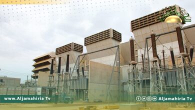 شركة الكهرباء: استمرار أعمال العمرة الجسيمة للوحدة الغازية الثانية بمحطة شمال بنغازي